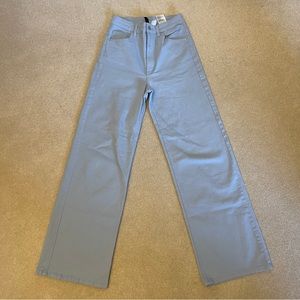 H&M Wide Leg Light Blue Pants